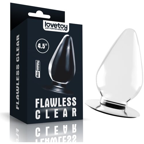 Lovetoy Flawless Clear Anal Plug 4.5&amp;quot; Slike