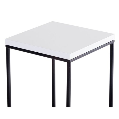  Stalak za cveće BASICLOFT 40x24 bela/crna Slike