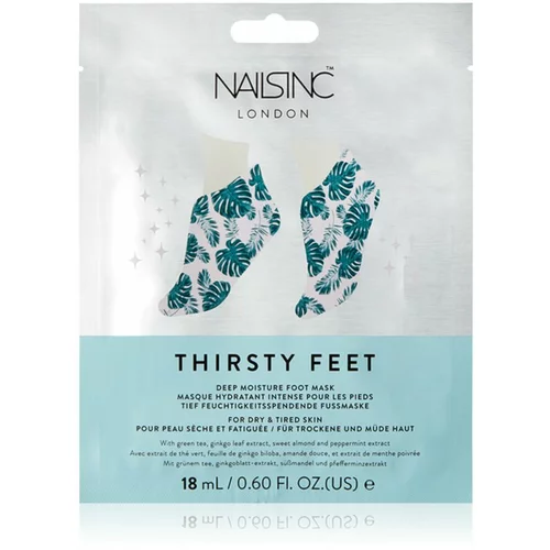 Nails Inc. Thirsty Feet hidratantna maska za stopala 18 ml