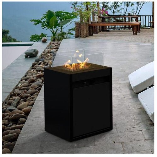 Planika Square GAS - Spolja&scaron;nji plinski kamin 79,7x48 cm 10kW Cene