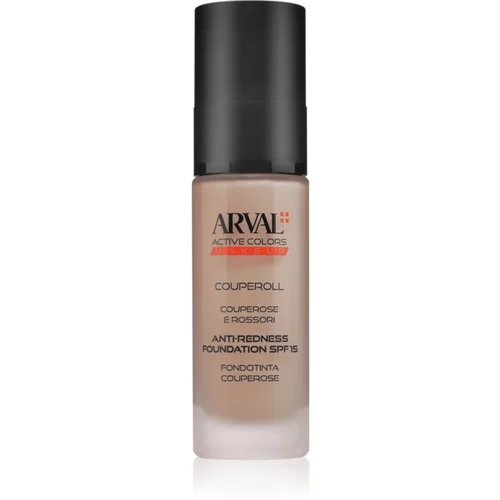 Arval Couperoll Anti-redness foundation SPF15 puder s visokim prekrivanjem SPF 15 30 ml