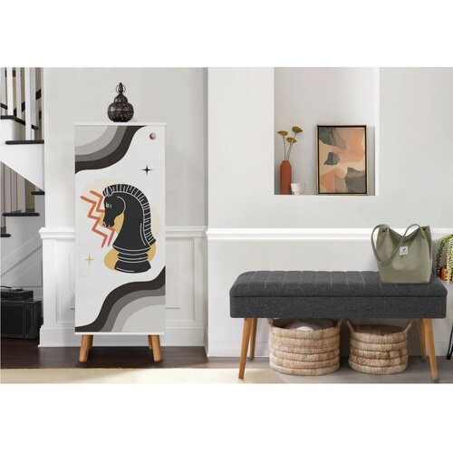 Woody Fashion vegas white - 952 - 1053 whiteanthracite hallway furniture set Slike