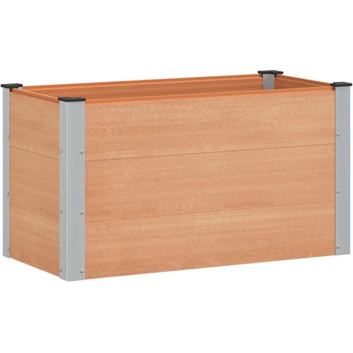 vidaXL Vrtna visoka greda Rjava 100 x 50 x 54 cm, (5000287757) Cene