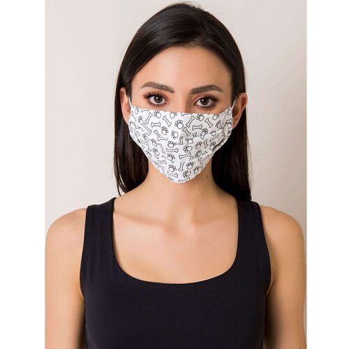 Fashion Hunters reusable white mask Cene
