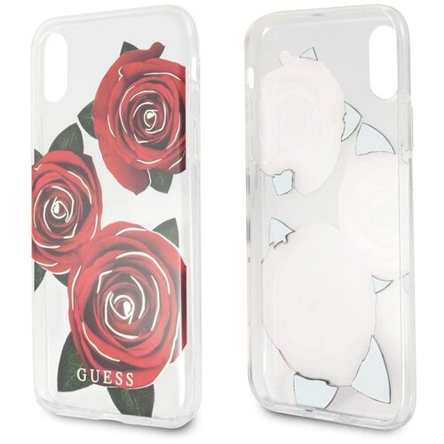 Guess Maska za telefon Faceplate Rose za iPhone X/ XS crvena Slike