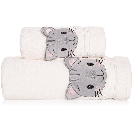 Edoti Children's towel Kitten Cene