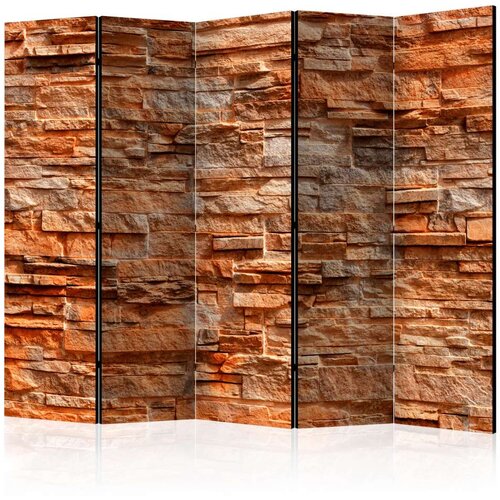  Paravan u 5 dijelova - Orange Stone II [Room Dividers] 225x172 Cijene