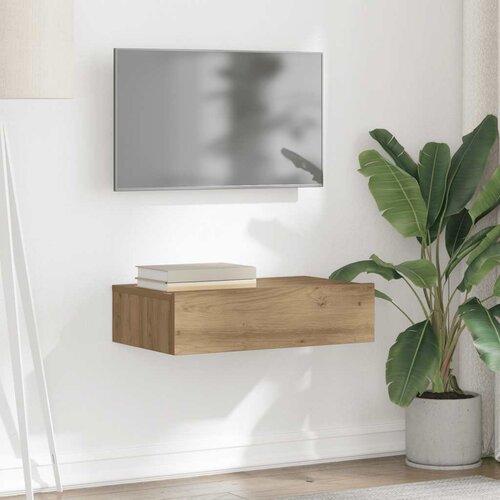TV ormarić s LED svjetlima Artisan hrast 60x35x15,5 cm Cijene