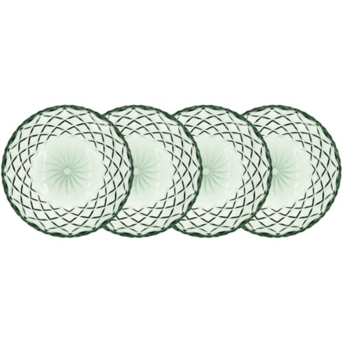  Krožnik Sorrento 16 cm, 4 kosi - Zelena Cene