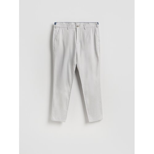 Reserved Chino slim fit hlače - svijetlo siva Cene