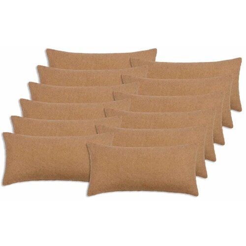  Presvlaka za jastuk 12 pcs HEERLEN Bež 40 x 80 cm Boucl&eacute; - Bež 40 x 80 cm 12 Cijene