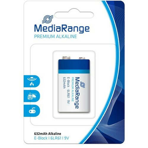 Mediarange MRBAT107 9V alkalna baterija ( 9VMR/Z ) Slike