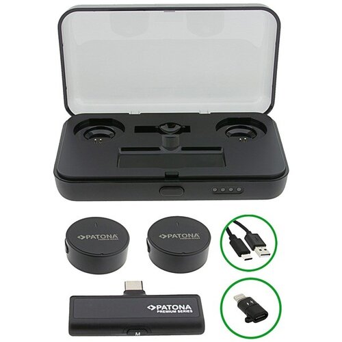 Patona Premium Professional Lavalier Microphone Set PTS-I91S with charging case Cijene