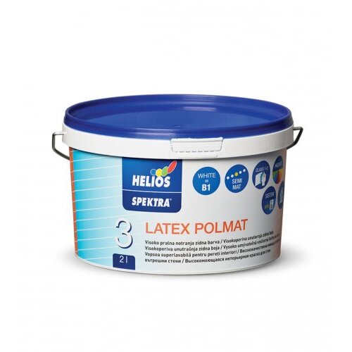 Helios Boja unutra&scaron;nja Spektra Latex Polumat 2l 29-47726503 Cijene