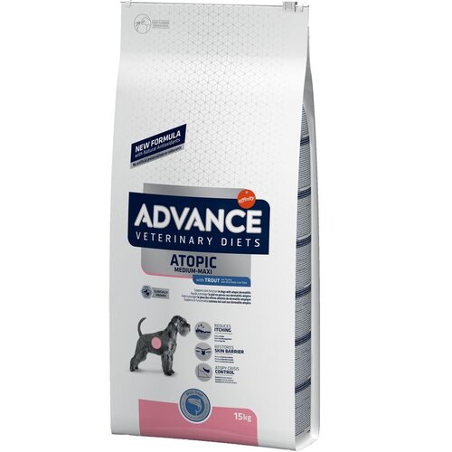 Advance Veterinary Diets Atopic s postrvjo - Varčno pakiranje: 2 x 15 kg Cijene