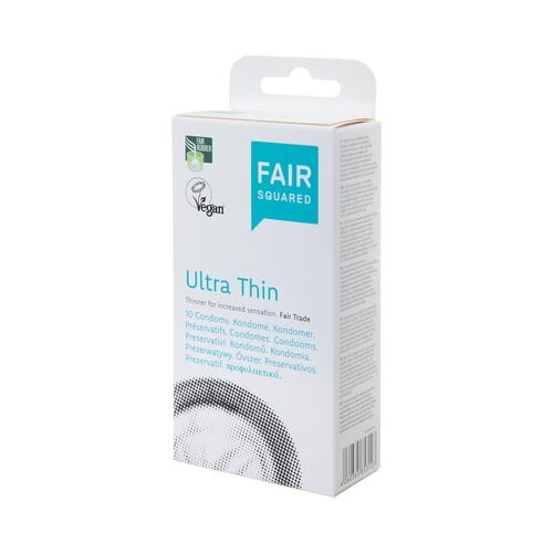 FAIR Squared Kondomi Ultra Thin - 10 kosi Cene