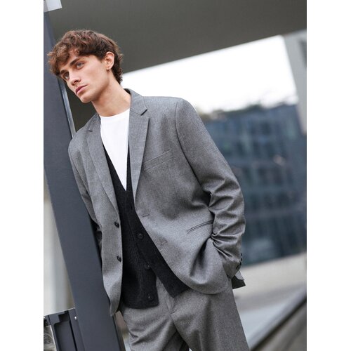 Reserved Slim fit sako s mje&scaron;avinom viskoze - crno Cijene