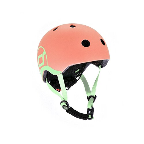 Scoot&amp;amp;Ride&amp;reg; Dečija kaciga Peach, Narandžasto - zelena Slike