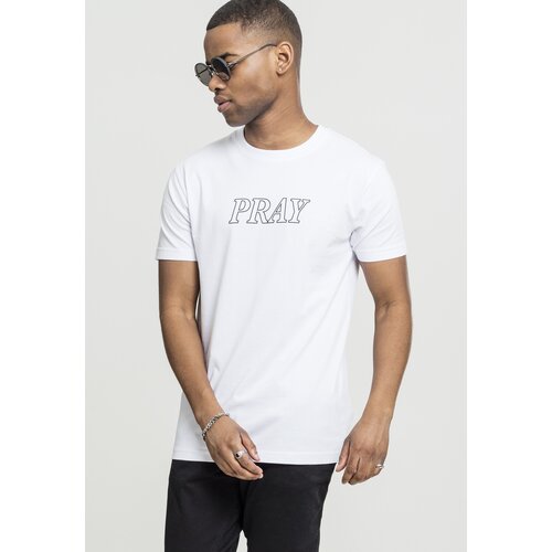 MT Men Pray Hands Tee White Slike