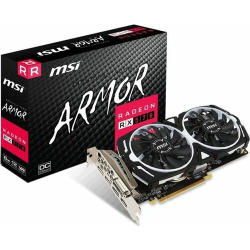 MSI AMD Radeon RX 570 8GB RX 570 ARMOR 8G OC grafička kartica Slike