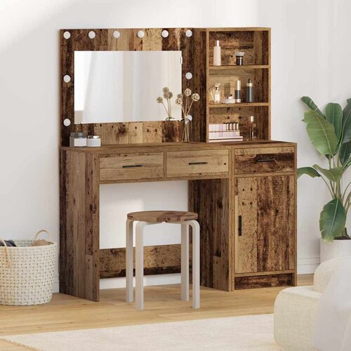 Toaletni stol 2 kom. Smeđa 78,5 x 41 x 135 cm Konstruirano drvo Cijene