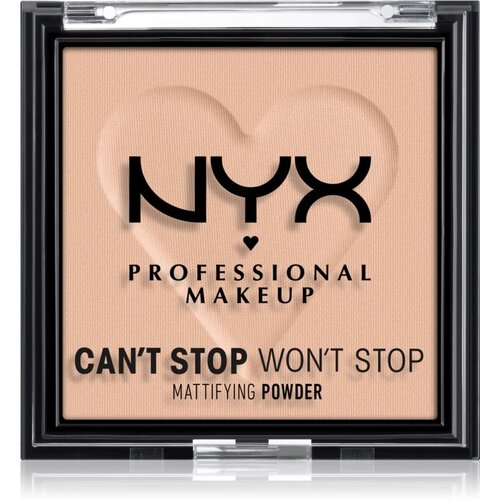 NYX Professional Makeup Can't Stop Won't Stop Mattifying Powder matirajući puder nijansa 04 Meduim 6 g Cijene