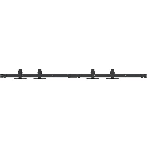 vidaXL Komplet za drsna vrata omare 122 cm ogljikovo jeklo, (22156847) Cene