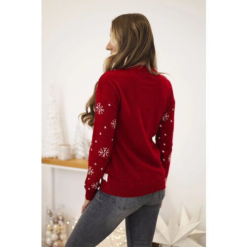 Kesi Christmas sweater with red lettering Cijene