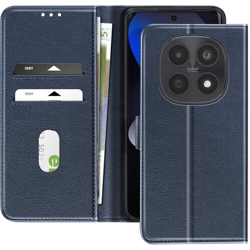 AVIZAR Denarnica etui Xiaomi Redmi Note 15 4G / 5G Serija Chesterfield Funkcija stojala, Modra noč, (5000189915) Cene