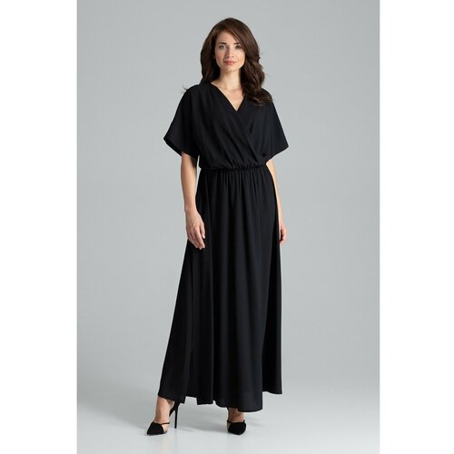 Lenitif Ženska haljina L055 crna Slike