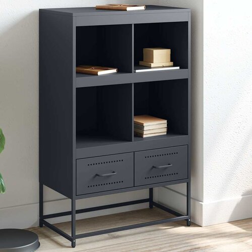  Visoka komoda antracit 68x39x111,5 cm od čelika Cijene