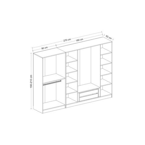 Hanah home ormar kale - 7540 Slike