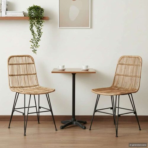  Stolica za blagovanje 2 pcs Prirodna 41 x 55 x 85 cm Cijene