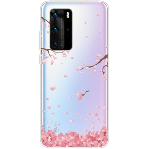  Ovitek za Huawei P40 Pro | Prozoren, Češnjevo cvetje Cene