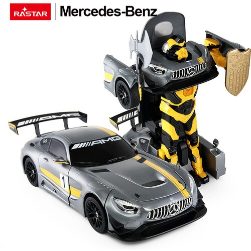  Avto/Robot 2v1 R/C 1:14 Mercedes-AMG GT3 Siva RASTAR Cene