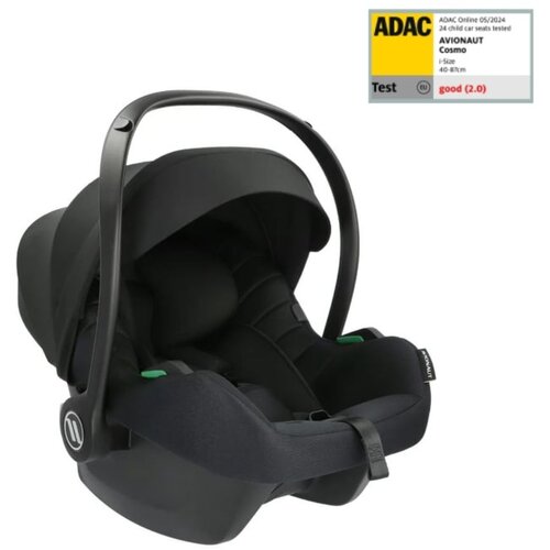  Avtosedež Avionaut Cosmo 2.0 Smart 0-13 kg (40-87 cm), C.02 Black New Slike