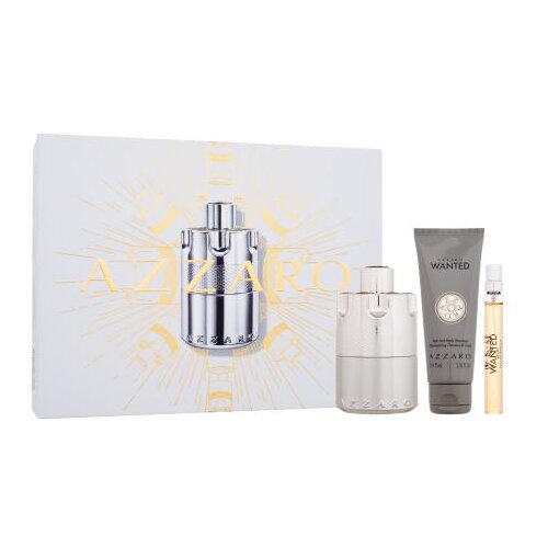 Azzaro Wanted Set parfumska voda 100 ml + parfumska voda 10 ml + gel za prhanje 75 ml za moške Cene
