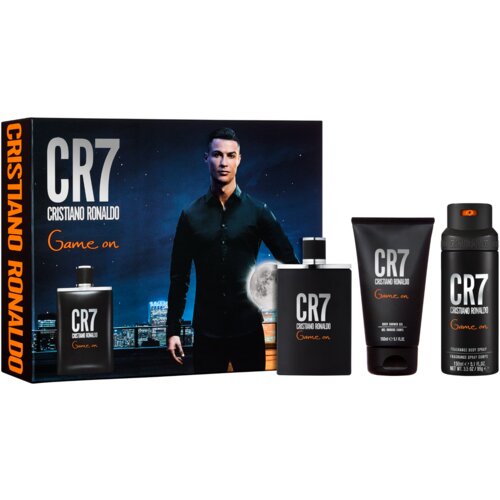 CR7 Game on Poklon set, EDT 30ml + Gel za tuširanje + Dezodorans Cene