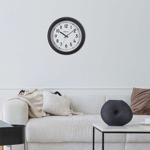 Wallity Zidni sat Classic, 40x40 cm, Crni Cene