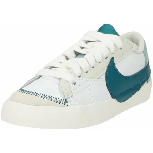 Nike Sportswear Niske tenisice 'Blazer 77 Jumbo' petrol / bijela / prljavo bijela