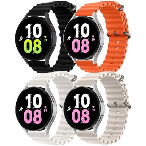  Silikonska narukvica za pametni sat Samsung Galaxy watch Ultra narandžasto 47 mm Slike