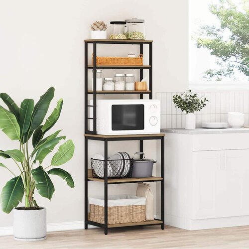 VidaXL Kuhinjska polica Umjetnički hrast 60 x 40 x 168 cm Slike