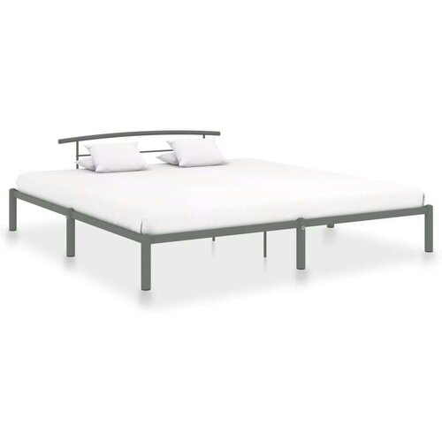  Za krevet sivi metalni 200 x 200 cm Slike