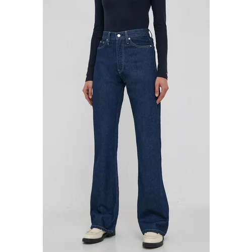 Calvin Klein Jeans Traperice AUTHENTIC BOOTCUT za žene, visoki struk