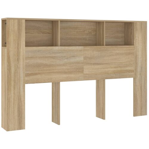 Maison Chic vzglavna omarica - nočna omarica - posteljna omarica sonoma hrast 160x18,5x104,5 cm, (21670702) Slike
