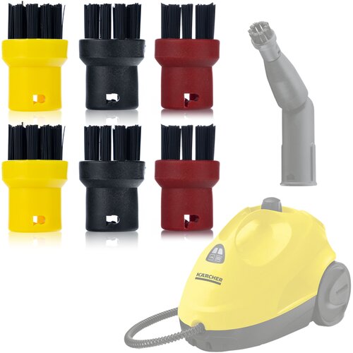 Rosfix Nadomestni Del za Parni Čistilnik K&auml;rcher SC &ndash; Set 6 Okruglih &Scaron;četk | Za SC 1&ndash;SI 4.100 CB, (22136564) Cene