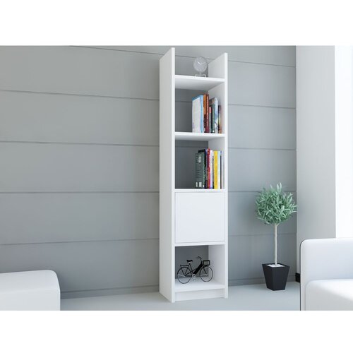 Woody Fashion Polica za knjige Esbi 103 White Slike