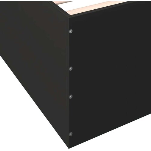  Okvir za krevet crni 120x190 cm konstruirano drvo Slike