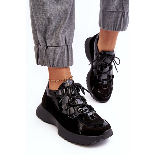Zazoo Women's Leather Lacquered Sports Shoes Cijene