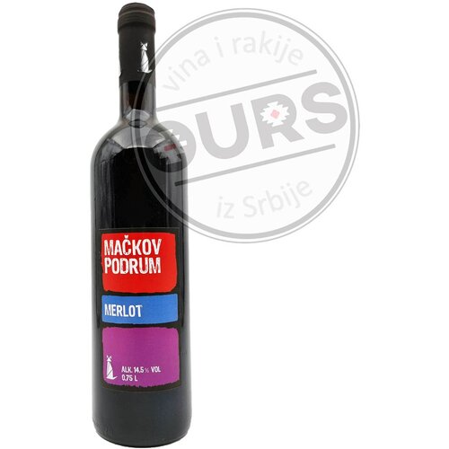Mačkov Podrum merlot 0,75L Cene